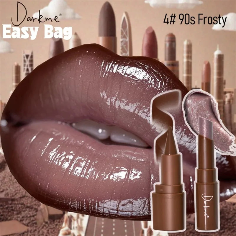 Long Lasting Waterproof Lip Liner Pencil & Lipstick Set - Matte & Sparkling Finish