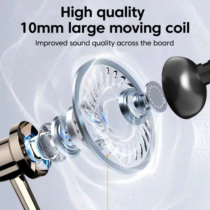 Wired In-Ear Headphones with DAC, Microphone & Inline Controls for Smartphone