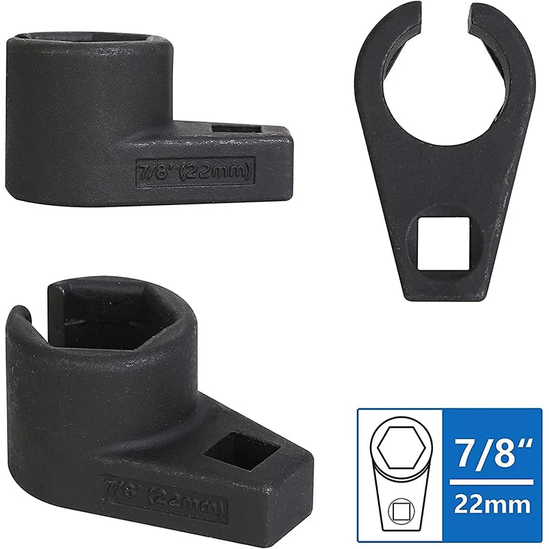 Automotive Oxygen Sensor Wrench Kit - Thread Chaser & Removal Tools