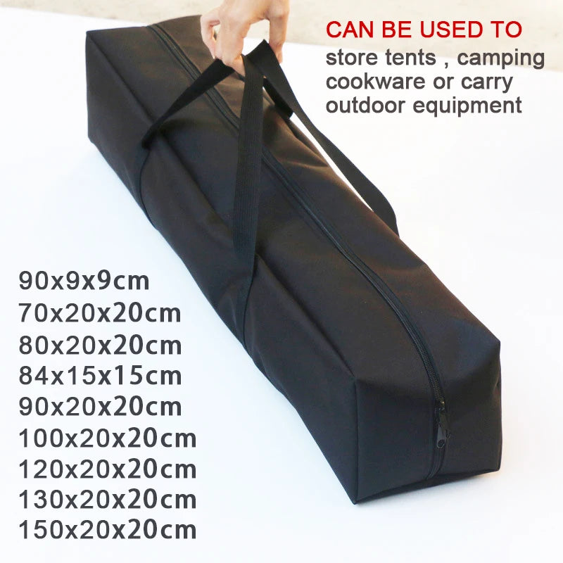 Outdoor Camping Storage Bag Canvas Canopy Pole Organizer Tent Accessories