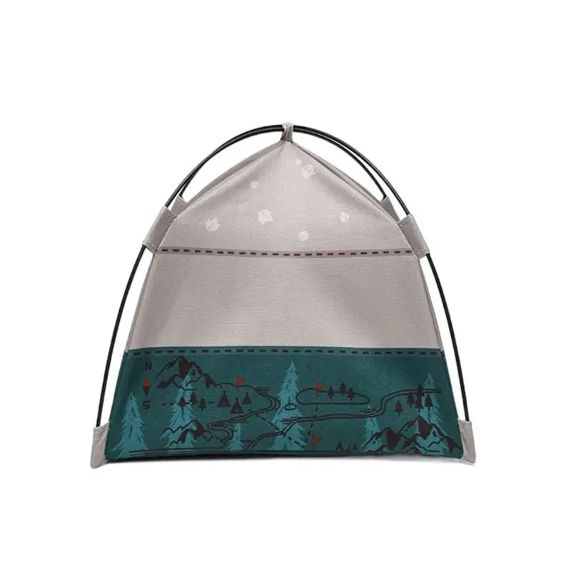 Miniature Camping Tent Model Decoration for Dollhouse & Photo Props - 12 Scale