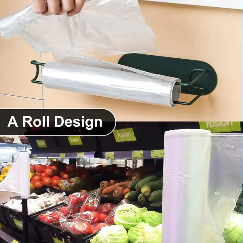 400 Pack Food Storage Bags Roll - Clear Plastic Fresh-Keeping Produce Bags 10 x 14 inches