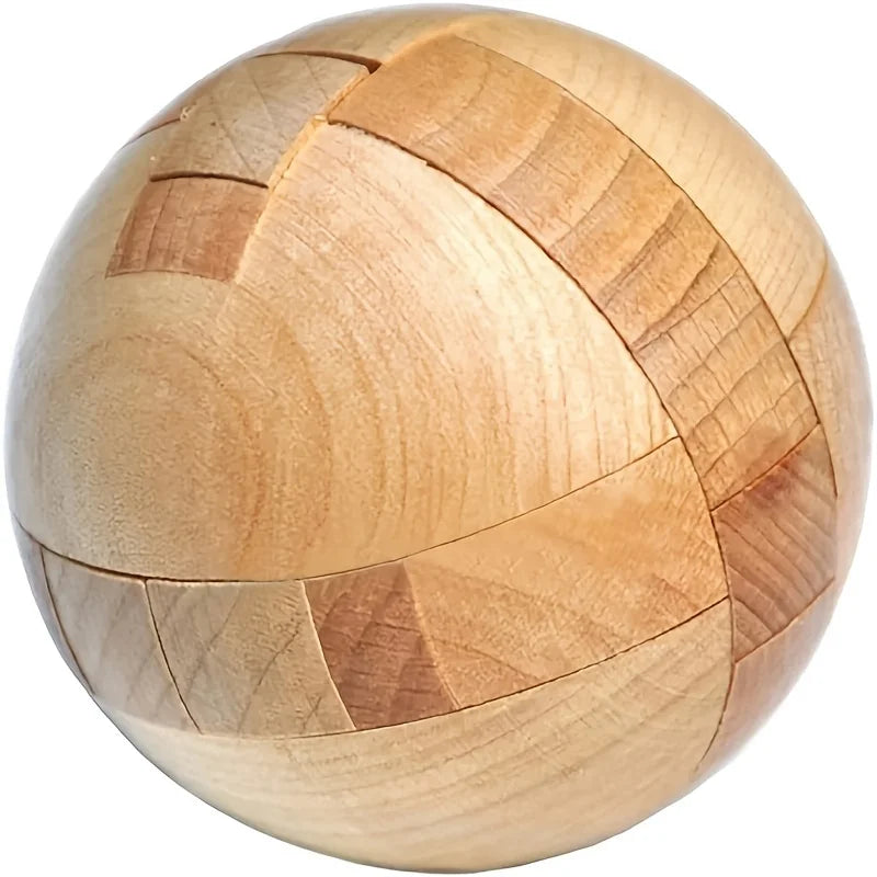 Wooden Puzzle Balls for Home Decor and Educational Gifts - Halloween, Christmas, Thanksgiving