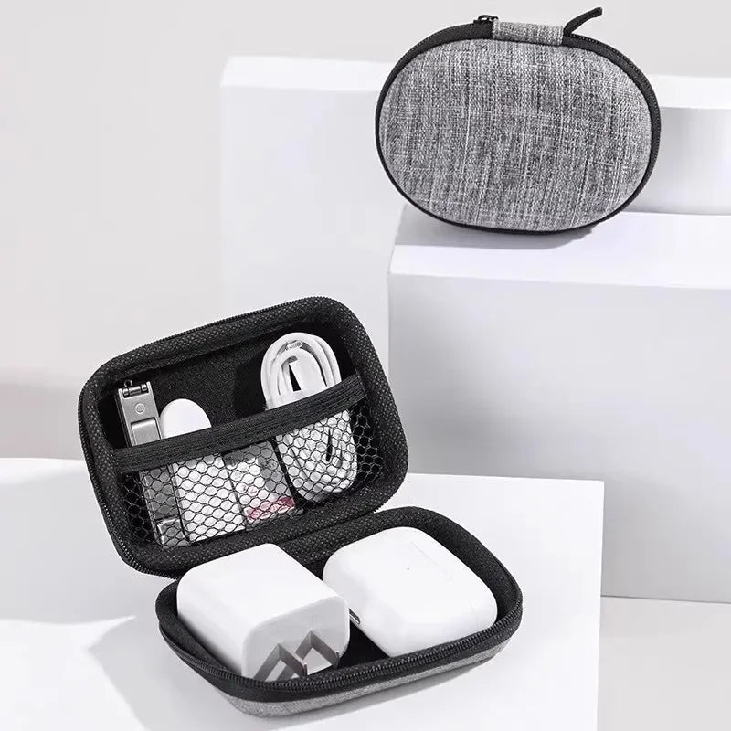 Multi-Function EVA Storage Box for Hard Drives Cables Power Banks Organizer – Digital Accessories