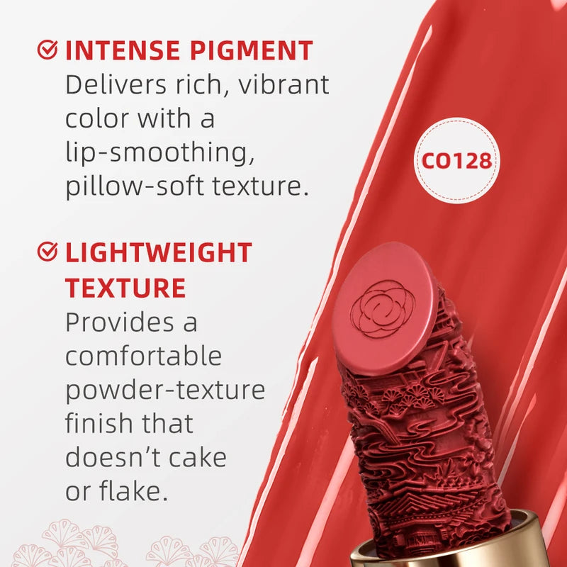 Velvet Matte Lipstick - Hydrating Long-Lasting Lip Color for Halloween & Parties