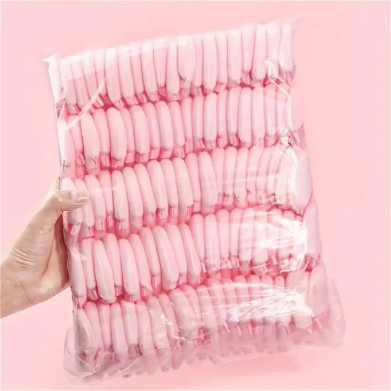 100Pcs Makeup Powder Puffs Set for Loose & Liquid Foundation Soft Plush Cosmetic Sponges
