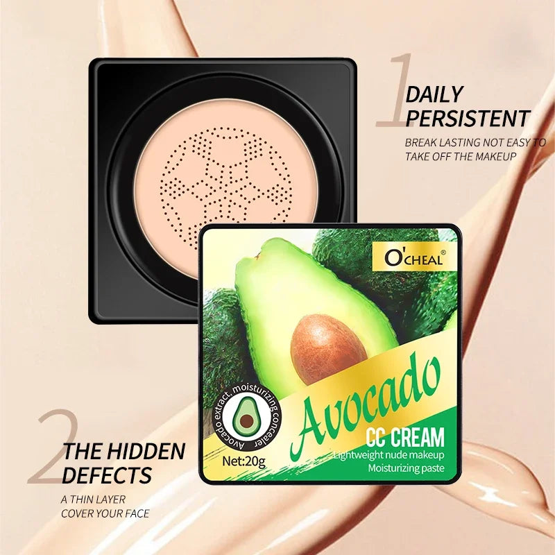 Lightweight Air Cushion Foundation CC Cream for Natural Makeup & Pore Cover