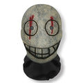 Halloween Ghost Face 3D Printed Full Face Mask Skull Costume Prop with Mesh Stretch Fit