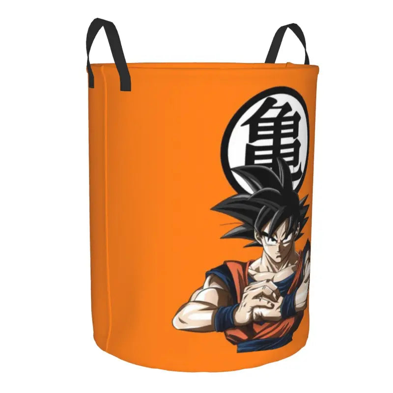 Dragon Ball Goku Laundry Hamper Toy Organizer Large Storage Basket Anime Kids