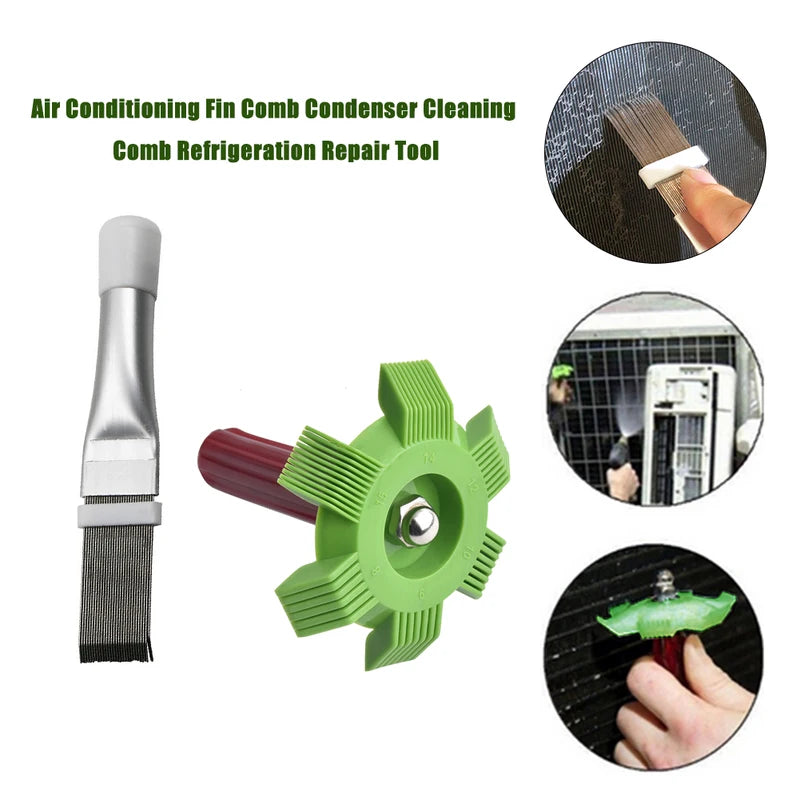 Universal Air Conditioner Fin Cleaning Tools Radiator Repair Comb Kit for Cooling System Maintenance