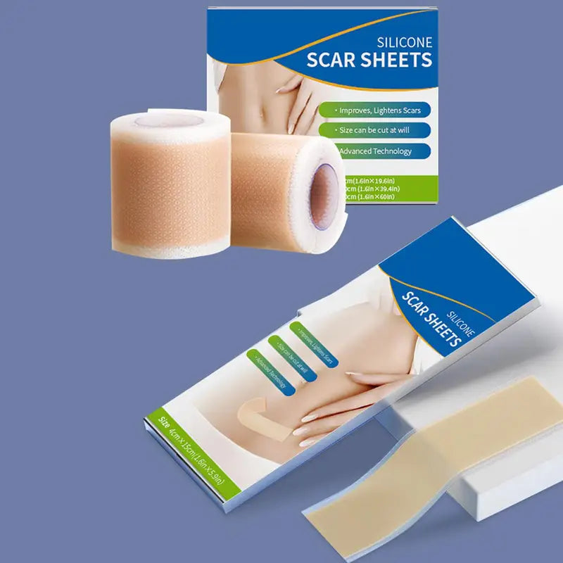 Silicone Scar Sheets Self-Adhesive Waterproof Skin Care Tape 4cm x 50cm