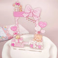 Acrylic Photo Frame Display Stand for Photos and Posters - Cute Desktop Decor