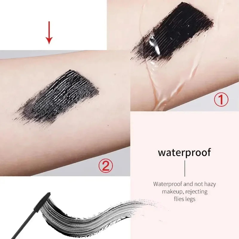 Waterproof 5D Lengthening Mascara with Volume & Curl for Long-Lasting Eye Makeup