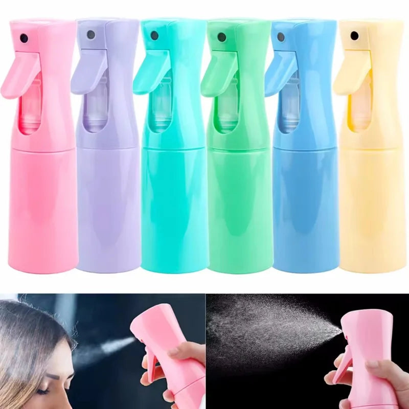 200ml Refillable Spray Bottle with Ultra-Fine Mist for Hair Styling & Cleaning