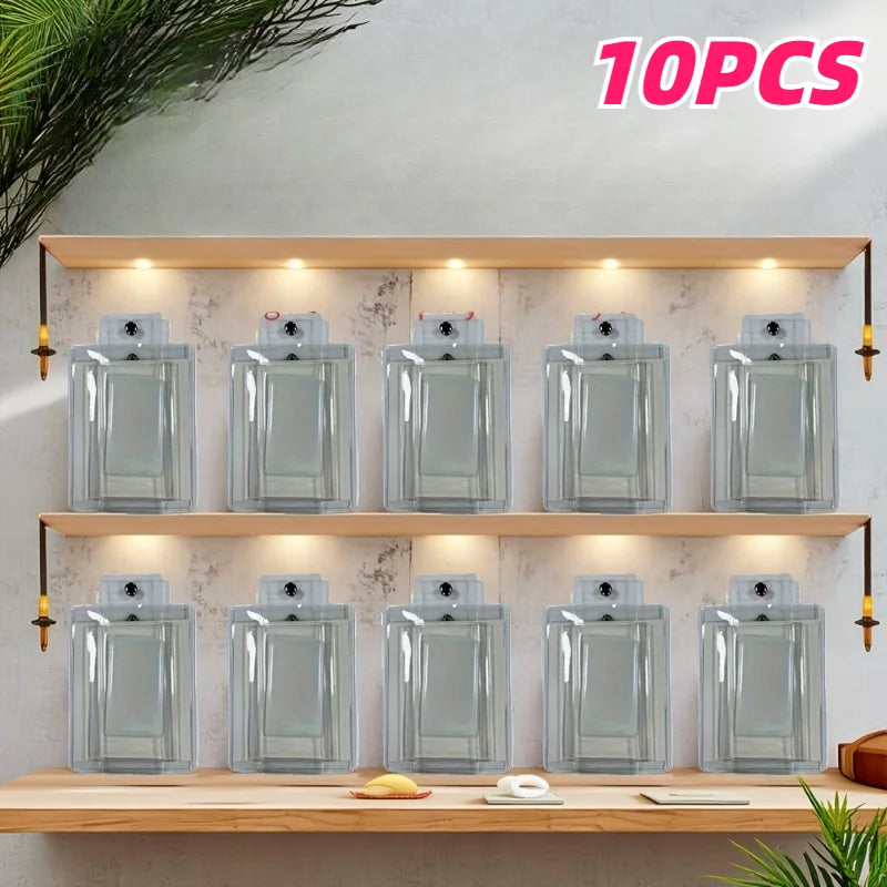 Clear Plastic Watches Display Cases Pack Jewelry Storage Organizer Bags