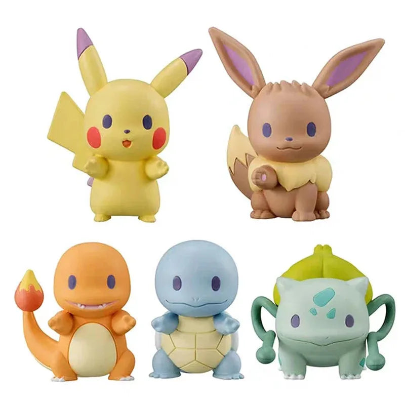 Pokemon Pikachu Action Figures Set - 3CM Anime Collectible Dolls and Toys for Kids