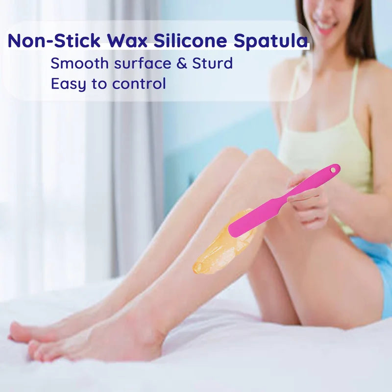 Non-Stick Silicone Wax Spatula for Hair Removal - Reusable & Easy to Clean