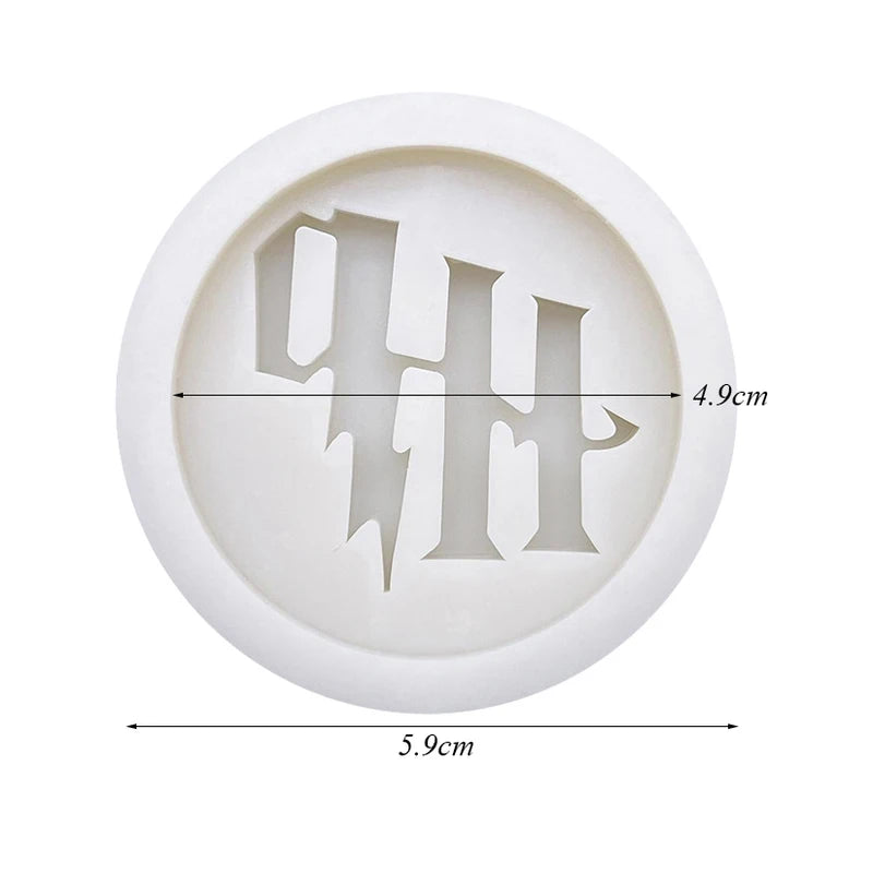 Halloween Letter Silicone Mold for Cake Decorating Sugarcraft and Chocolate
