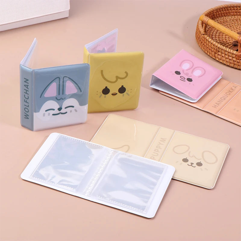Cute Animal Photo Album 3 Inch Collection Card Binder for Kids - Multiple Colors