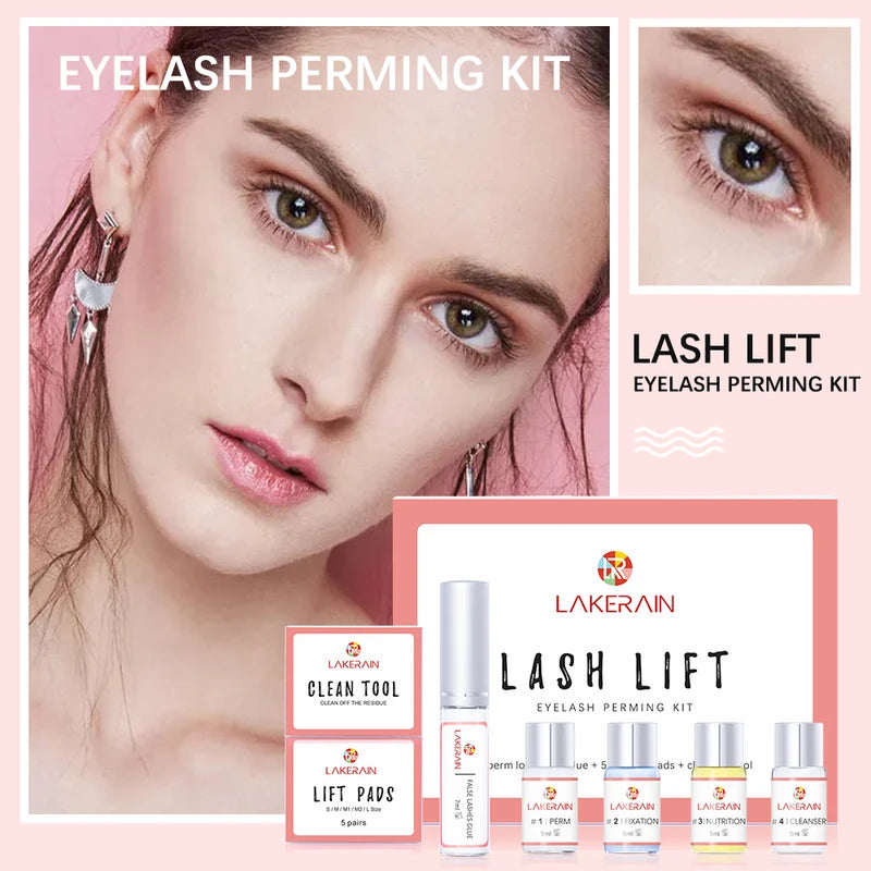 Lash Lift Kit Long-Lasting Eyelash Perming & Curling Salon Home Use Pro Set