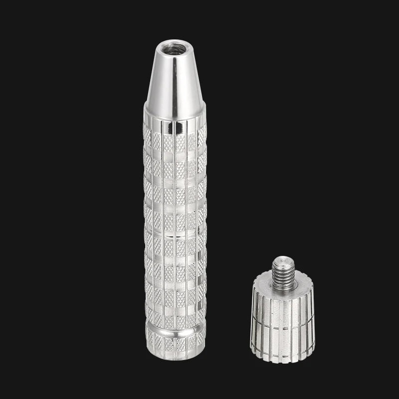 Men's Stainless Steel Double Edge Safety Razor Handle - Manual Shaver Accessory