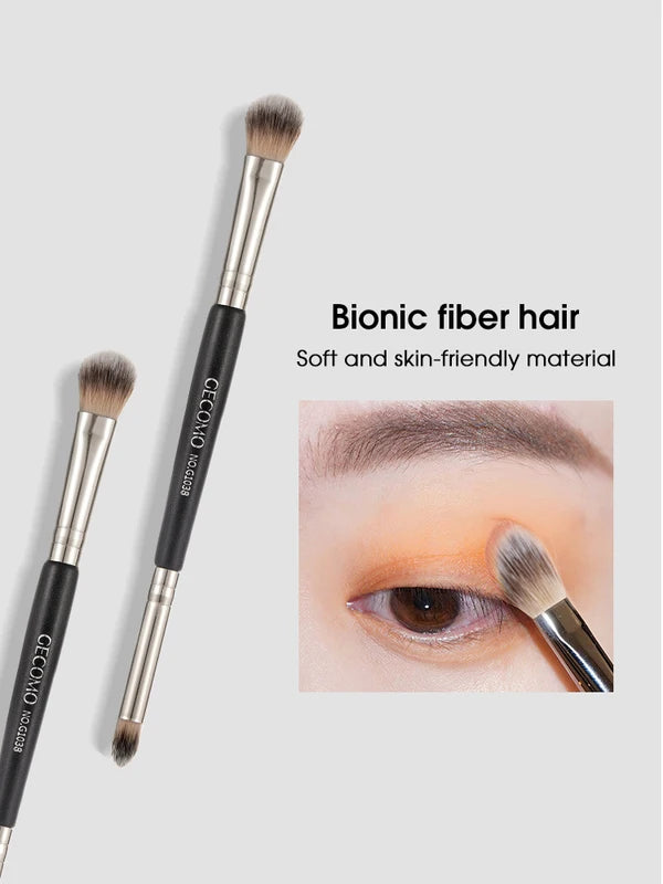 Double-Headed Eyeshadow Makeup Brush for Precise Eye Application Soft Hair