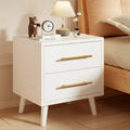 Modern Nightstand Bedside Table with 2 Drawers for Bedroom, Christmas Decor