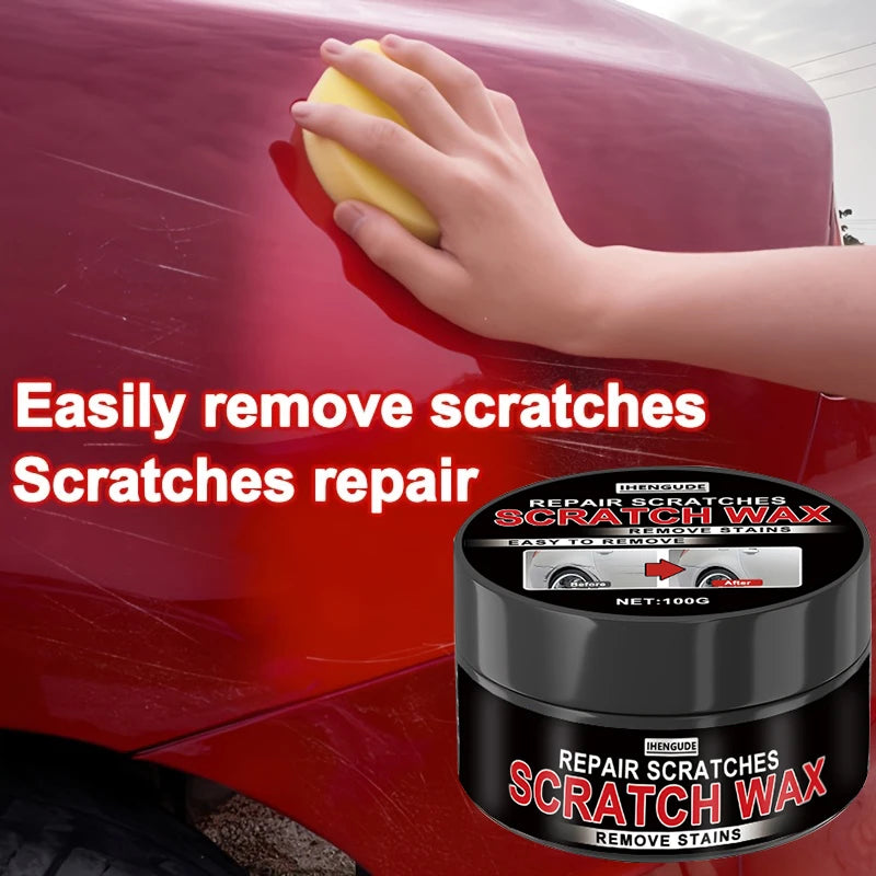 Car Scratch Wax & Water Ripple Remover - Quick Scratch Repair & Shine Restorer