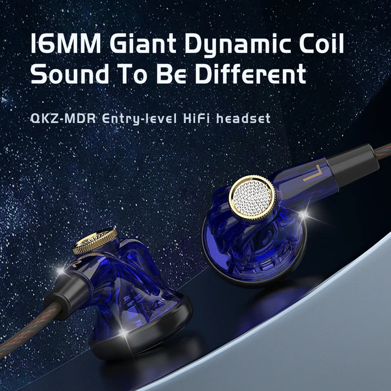 In-Ear Stereo Earphones with HD Microphone, 3.5mm Jack, Flat Headset