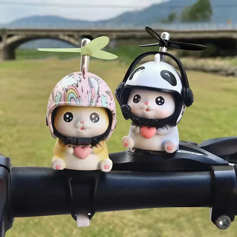 Cute Animal Bike Decoration Car Ornament for Electric & Bicycle Use