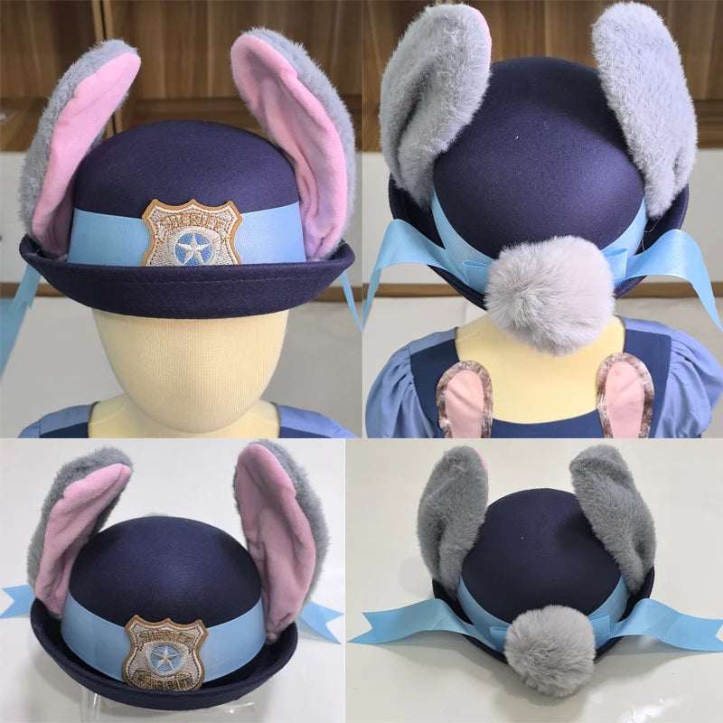 Children's Police Officer Hat - Judy Hopps Cosplay Costume Accessory