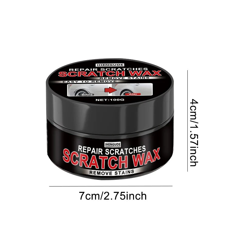 Car Scratch Wax & Water Ripple Remover - Quick Scratch Repair & Shine Restorer