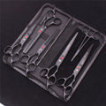 Pet Grooming Scissors Set Japanese Steel 7 Inch Hair Thinning & Cutting Shears