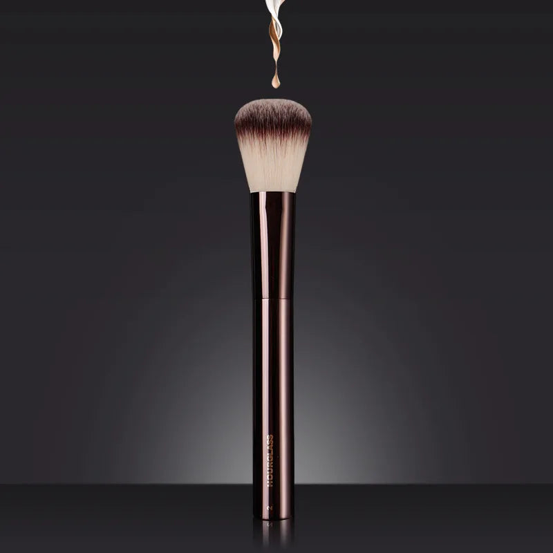 Makeup Brush Set for Powder, Contour & Blush - Professional Cosmetic Tool with Metal Handle