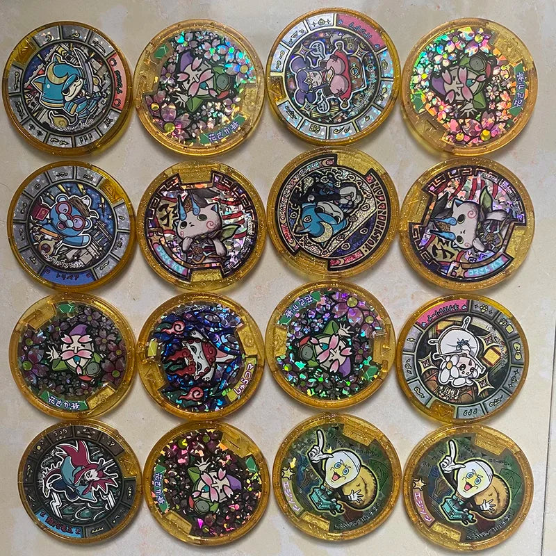 Japanese Anime Yokai Watch DX Medal Key Storage Toy Collectible Emblem