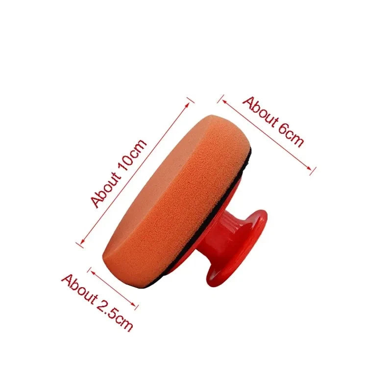 Foam Wax Applicator Pads with Handle for Car Polishing and Maintenance