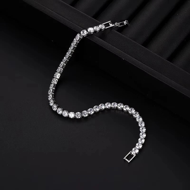 Luxury Gold & Silver Color Princess Bracelet for Women Anniversary Gift Jewelry