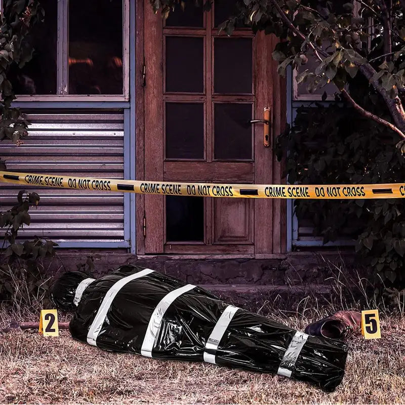 Halloween Dead Victims Props Outdoor Horror Decorations Fake Bloody Corpses