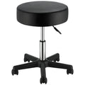 Adjustable Rolling Stool with Swivel Casters 40cm Seat for Office & Salon
