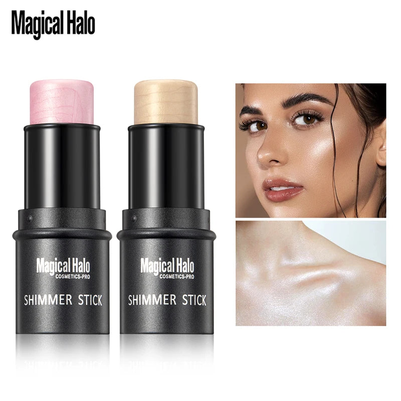 Multi-Color Highlight Stick Makeup Contouring & Shimmer Powder for Face Women Cosmetics