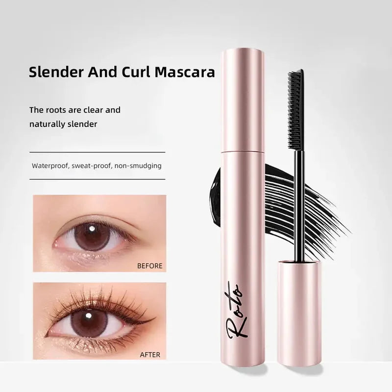 Waterproof Long Lasting Silky Lash Mascara - Black Eyelash Extension Makeup