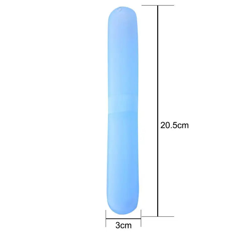 Travel Toothbrush Case Set with Dustproof Protective Cover - Portable Dental Storage