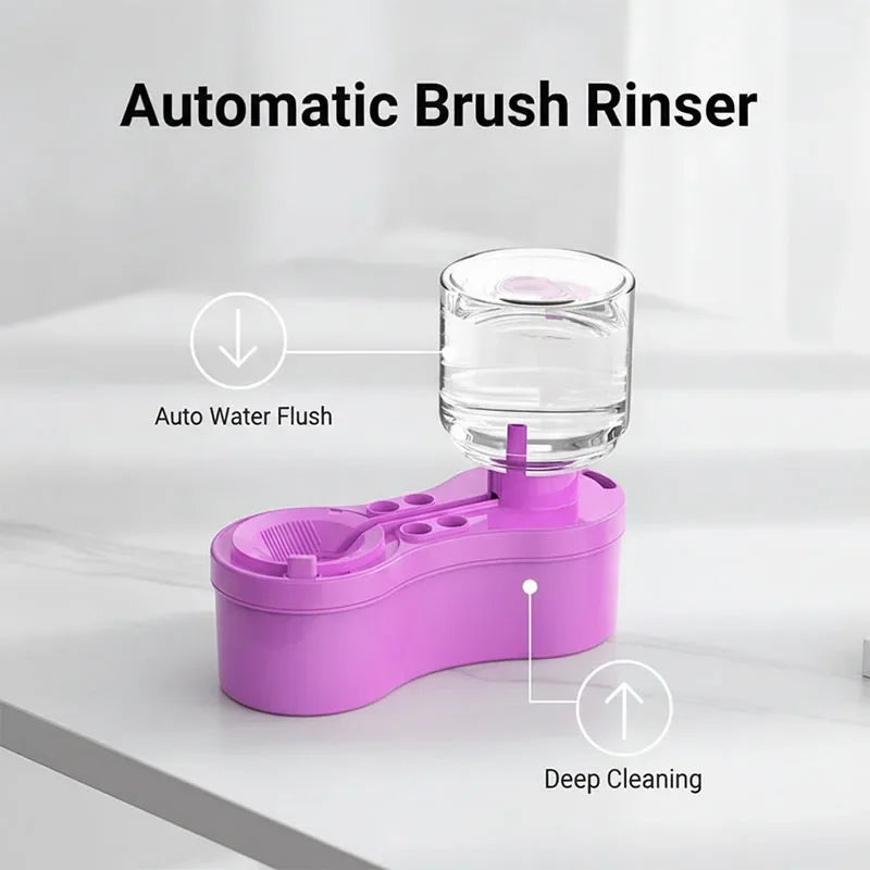 Paint Brush Washer Cleaning Bucket for Watercolor, Oil & Hobby Brushes