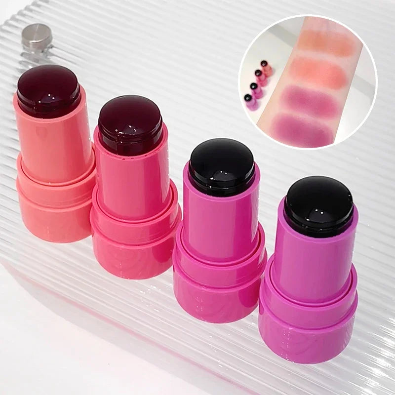 Lip & Cheek Blush Stick Color Change Brightening Natural Look for Girls