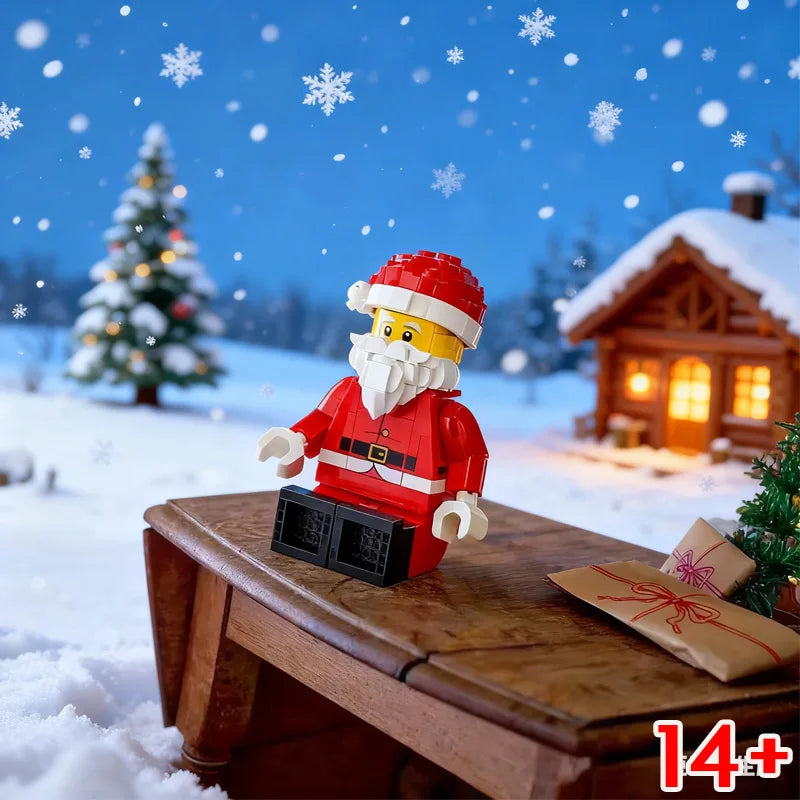 761pcs Santa Minifigure Building Block Set Holiday Christmas Gift