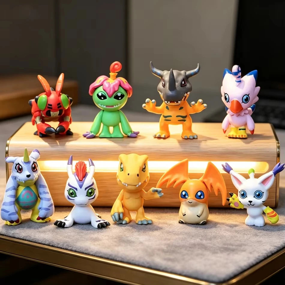 Digimon Adventure Anime Figurine Set - PVC Collection Dolls for Fans, Birthday & Christmas Gifts