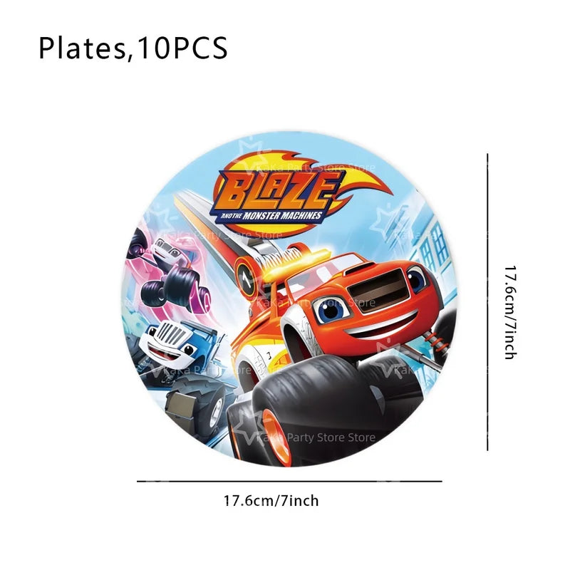 Race Car Themed Party Balloons and Decorations Set - Birthday Celebration Supplies