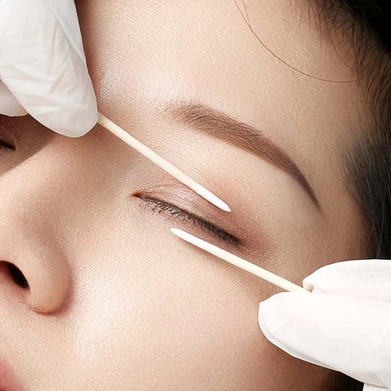 Micro Cotton Swabs for Eyelash Extension & Makeup Cleaning - 1000/200/100pcs