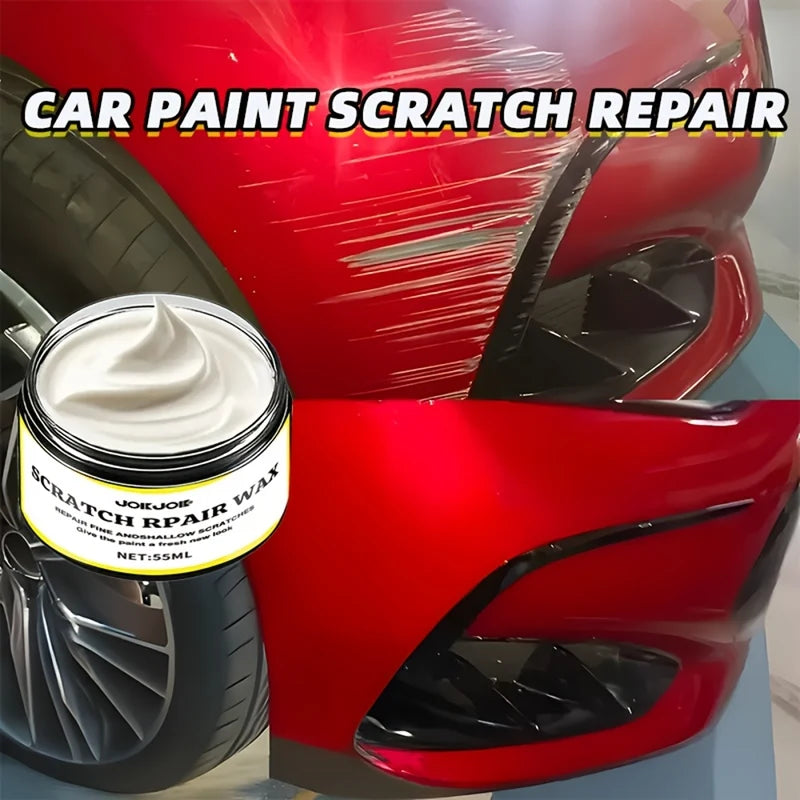 Car Scratch Repair Wax - Fast-Acting Paint & Plastic Restorer, No Buffing Needed
