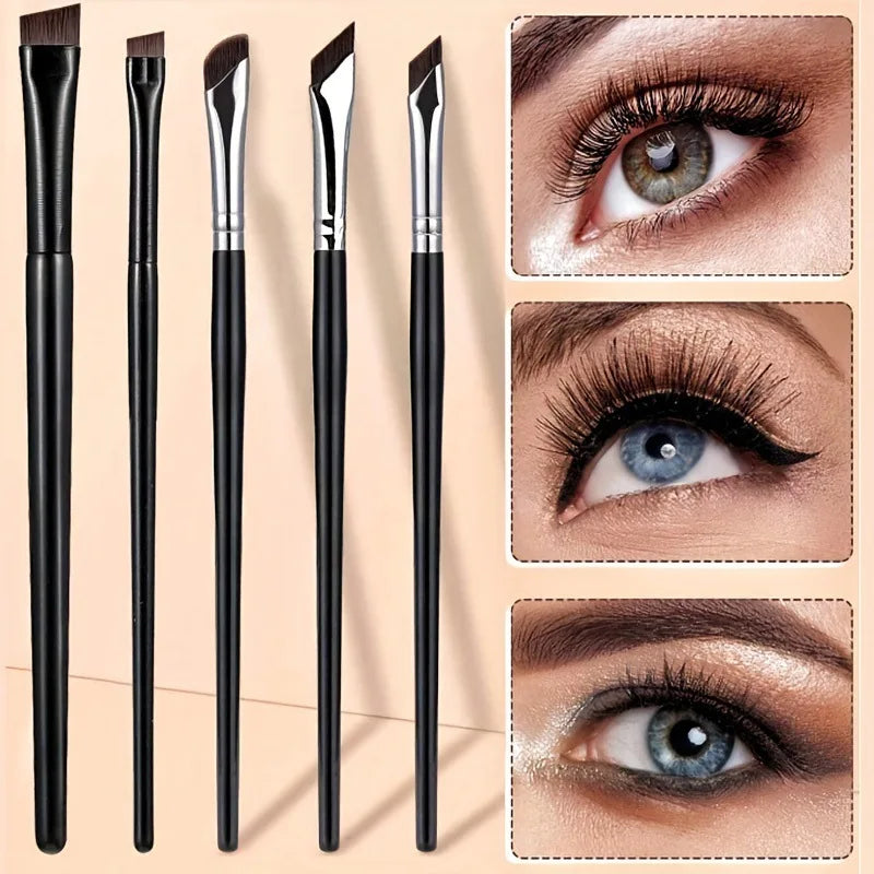Ulta Thin Fine Angle Flat Eyeliner & Eyebrow Brush - Precise Detail Makeup Tool